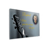 Plaque funéraire guitariste 12 Plaquedeces.fr